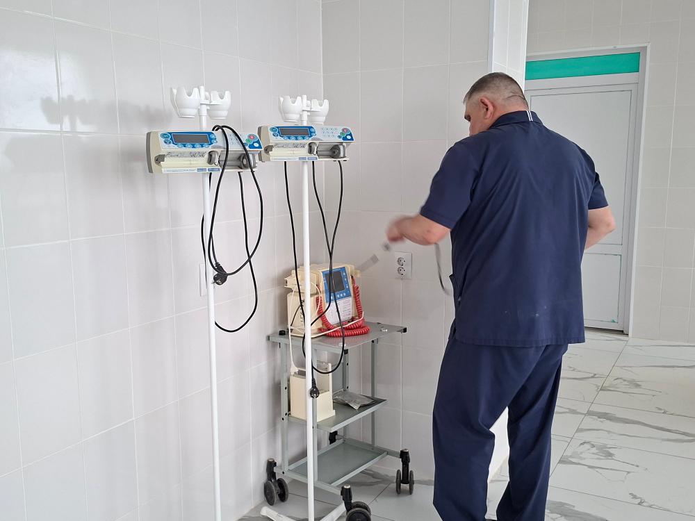 Отделение анестезиологии - реанимации переезжает в капитально отремонтированное помещение.